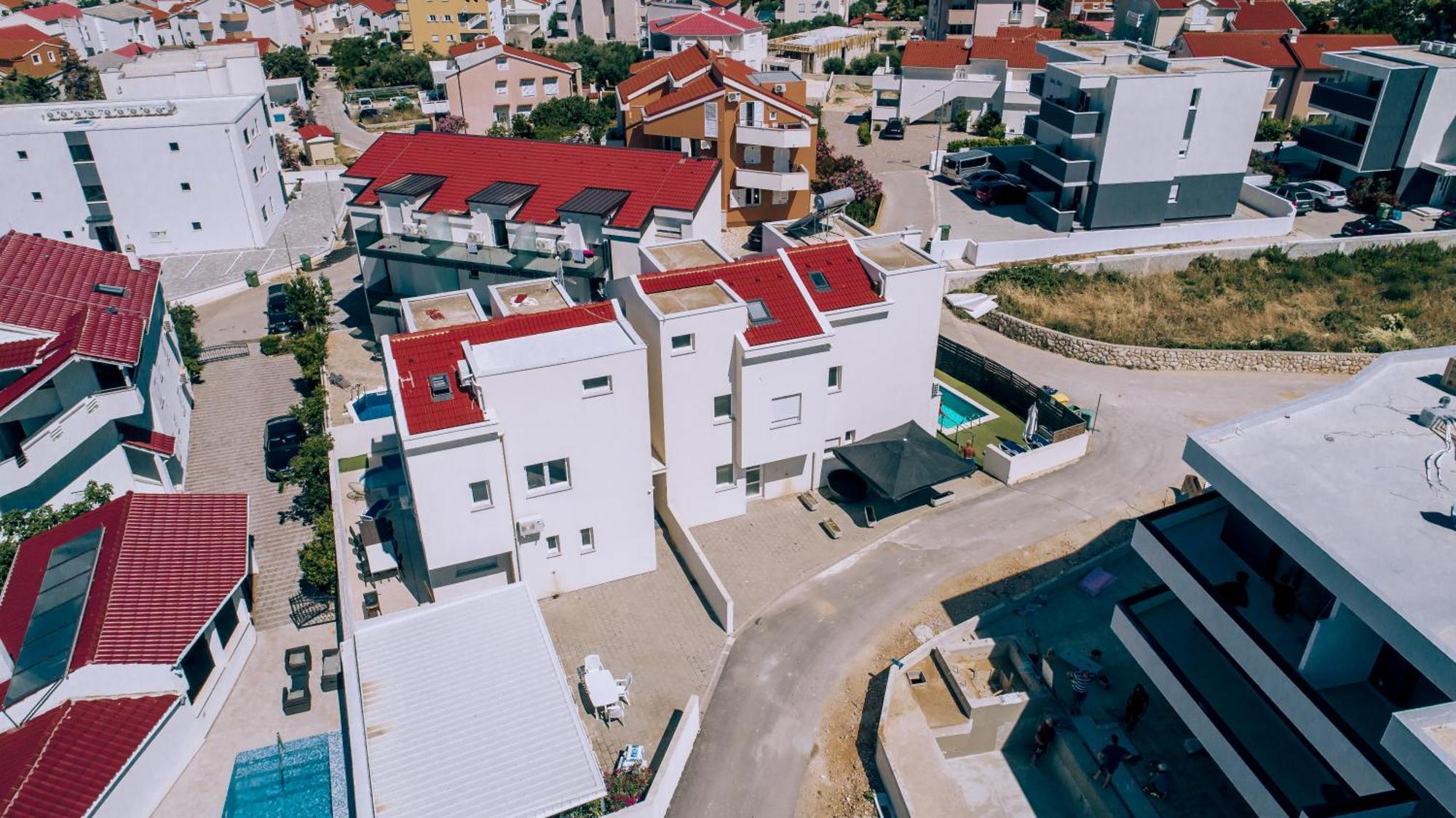 Vip Deluxe Villa Jasmina Novalja Exteriör bild