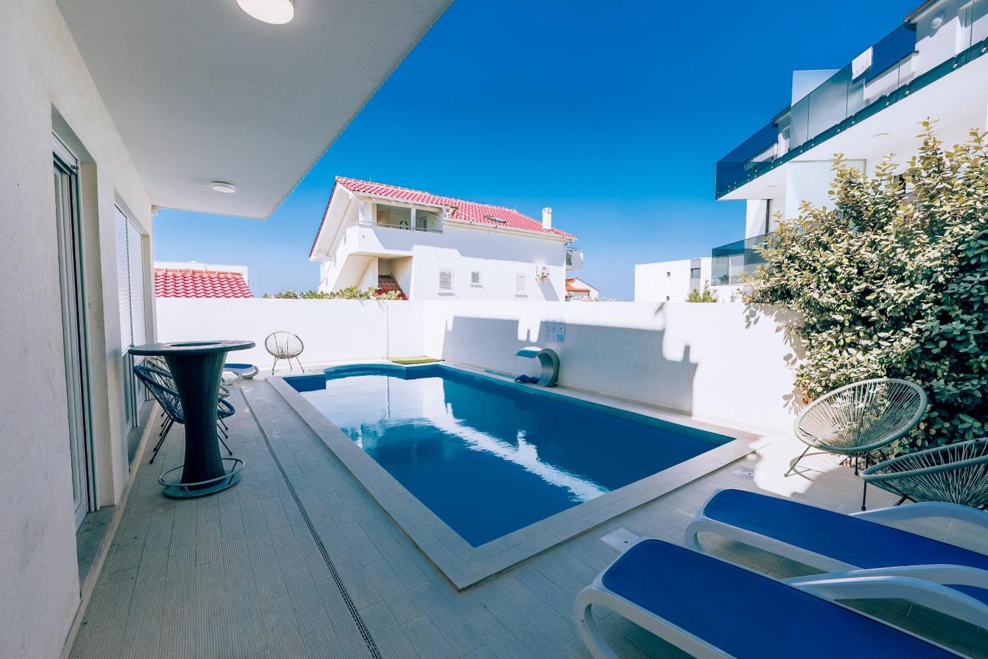 Vip Deluxe Villa Jasmina Novalja Exteriör bild